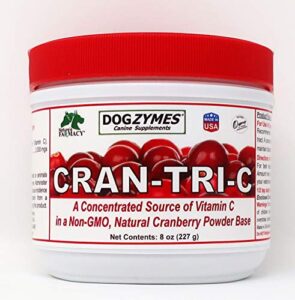 dogzymes cran tri c urinary tract support, vitamin c blend, 1418mg per teaspoon (8 ounce)