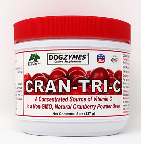 Dogzymes Cran Tri C Urinary Tract Support, Vitamin C Blend, 1418mg per Teaspoon (8 Ounce)