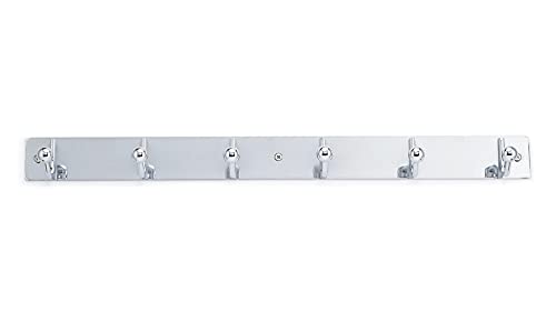 Richelieu Hardware 16943 Utility Hook Rack 19-5/8 in (500 mm), Chrome