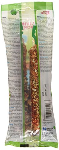 Living World Cockatiel Fruit Treat Sticks, 4-Ounce