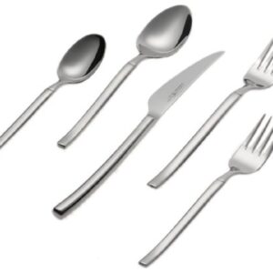 ZWILLING Premier Series Opus 45-Piece Stainless Steel Flatware Set - Made with Special Formula Steel Perfected for Almost 300 Years, Dishwasher Safe, Service for 8