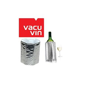 Vacu Vin Active Wine Cooler Silver, Set of 2