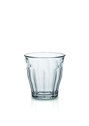 Duralex Made In France Picardie Clear Tumbler, Set of 6, 7-3/4-Ounce