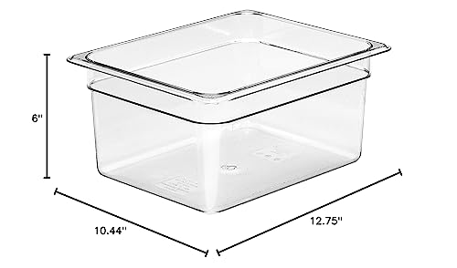 Cambro (26CW135) 6" Half-Size Food Pan - Camwear®