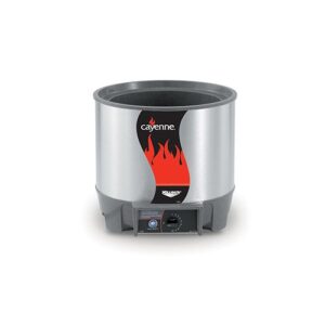 vollrath cayenne 7 qt. round heat 'n serve food warmer