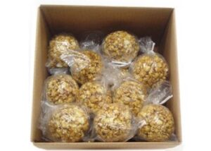 box of 25 caramel popcorn balls