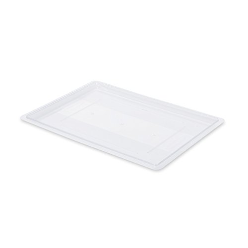 Rubbermaid Commercial Products Food Storage Box Lid for 8.5, 12.5, 16.5, and 21.5 Gallon Sizes, Clear (FG330200CLR)