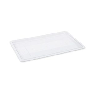 Rubbermaid Commercial Products Food Storage Box Lid for 8.5, 12.5, 16.5, and 21.5 Gallon Sizes, Clear (FG330200CLR)