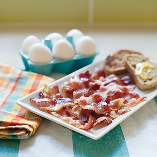 Nordic Ware Nordicware 60150 Microwave, White Large Slanted Bacon Tray and Food Defroster