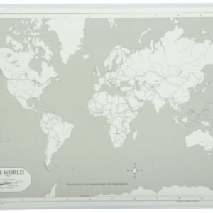 Painless Learning World Map Placemat