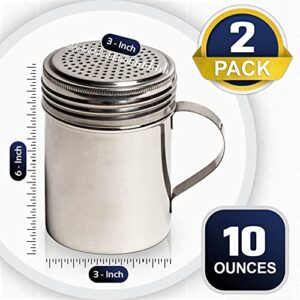 Dozenegg Stainless Steel Versatile Dredge Shaker, Set of 2