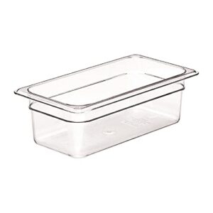 cambro (34cw135) 4" third-size food pan - camwear®