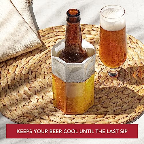 Vacu Vin Active Beer Cooler - Beer & Drinks Cooler Sleeve (0,3-0,5 l) - Rapidly Cools Beverages and Keeps Them Cold for Hours - Ideal for Beer Gifts - Quick Cooling for Endless Enjoyment
