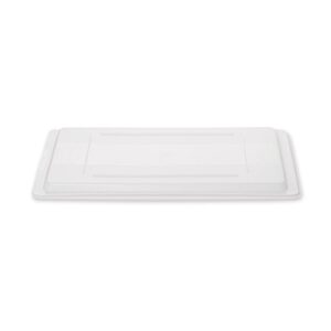 rubbermaid commercial products food storage box lid for 8.5, 12.5, 16.5, and 21.5 gallon sizes, white (fg350200wht)