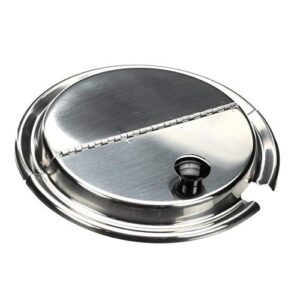 vollrath 9-5/8" stainless steel hinged cover