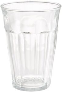 duralex, clear 25 cl picardie tumbler, pack of 6, glass, 8-3/4-ounce