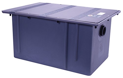 Zurn GT2702-50 Polyethylene Grease Trap 50 Gallons Per Minute 100 Pounds Capacity Grease Interceptor, Grease Interceptor