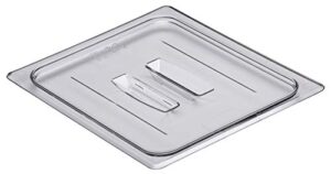 cambro 20cwch135 camwear® food pan cover, 1/2 size, with handle case of 6