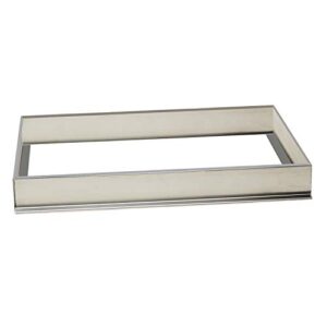 cadco ps-tbs steam pan holder for warming shelves & buffet servers chafers, 20-3/4" x 14-1/4", stainless steel