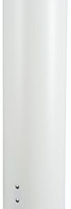 Carlisle FoodService Products C3165WH Medium Pull Type Water Cup Dispenser, Fits 4 to 10 oz Cone and Flat Bottom Cups, 16" Tube Length, White