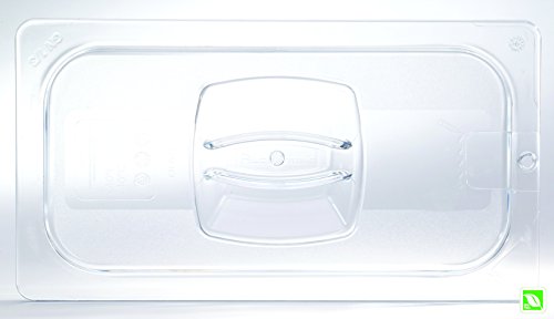 Rubbermaid Commercial Products Cold Food Standard Lid, 1/2 Size, Clear (FG128P23CLR)