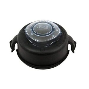 vitamix 2-part lid and plug, 64-ounce (high profile), black - 15855