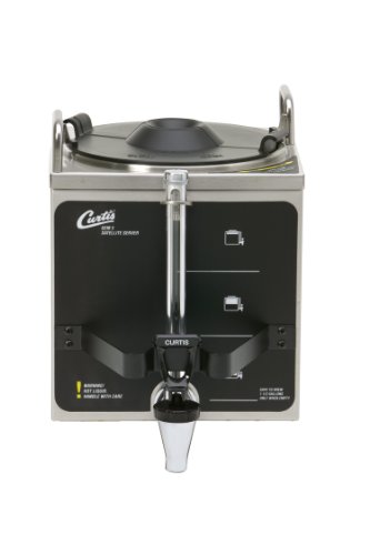 Wilbur Curtis Gemini 1.5 Gallon Satellite Dispenser - Commercial Beverage Dispenser that Preserves Flavor and Prevents Heat Loss - GEM-3 (Each)