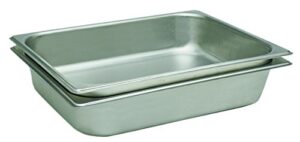 update international stp-332 s/steam table pan, third size, 2 1/2 in deep, 304 s