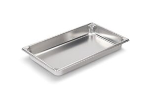vollrath 2-1/2" deep super pan v™ stainless steel full-size steam table pan