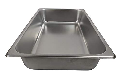 Update International (STP-1004) Full-Size Steam Table Pan, 25 Gauge, 4" Deep