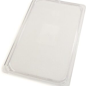 Carlisle FoodService Products 10216U07 StorPlus Full Size Polycarbonate Universal Flat Surface Food Pan Lid, Clear