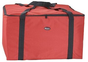 winco pizza delivery bag, 22 13-inch, medium, red