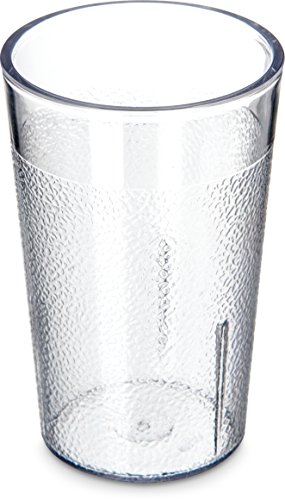 CFS 55018107 Stackable ShatterResistant Plastic Tumbler, 5 oz., Clear (Pack of 6)