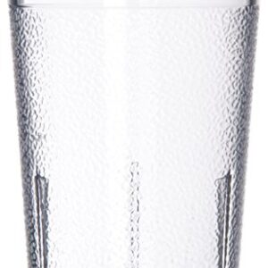 CFS 55018107 Stackable ShatterResistant Plastic Tumbler, 5 oz., Clear (Pack of 6)