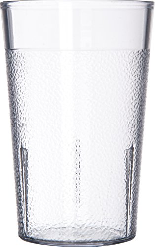 CFS 55018107 Stackable ShatterResistant Plastic Tumbler, 5 oz., Clear (Pack of 6)