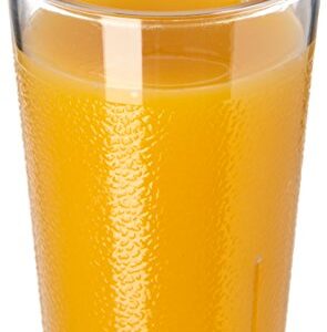 CFS 55018107 Stackable ShatterResistant Plastic Tumbler, 5 oz., Clear (Pack of 6)