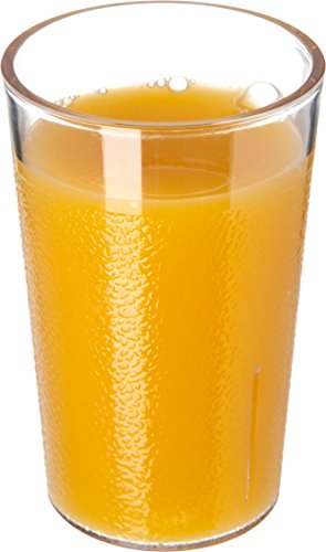 CFS 55018107 Stackable ShatterResistant Plastic Tumbler, 5 oz., Clear (Pack of 6)