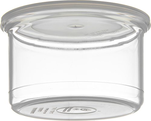 Carlisle FoodService Products Classic™ Round Storage Container with Lid, 1.5 Quart Crock, Clear