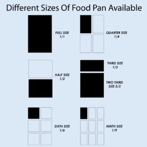 Excellante Half Size 8-Inch Deep Polycarbonate Food Pan