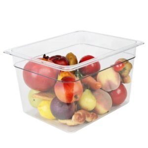 Excellante Half Size 8-Inch Deep Polycarbonate Food Pan