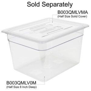 Excellante Half Size Solid Cover for Polycarbonate Food Pan