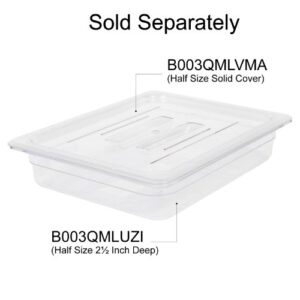 Excellante Half Size Solid Cover for Polycarbonate Food Pan