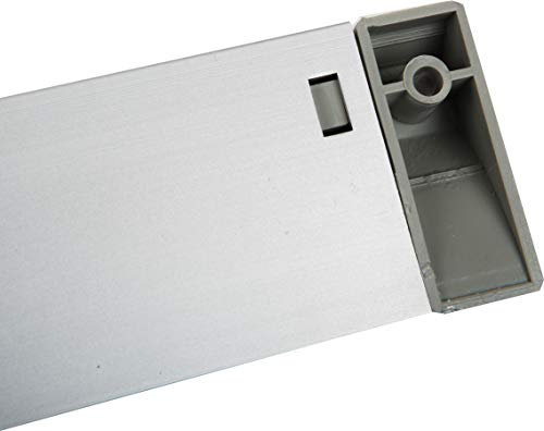 San Jamar CK6530A Anodized Aluminum Slide Check Rack, 30 inch Length x 3/4 inch Width x 2 inch Height