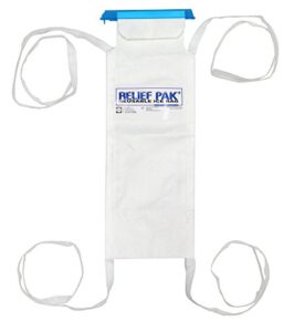 relief pak 11-1243 insulated ice bag with tie strings, 5 x 13",small