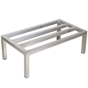 Update International Aluminum. Dunnage Rack 20in x 36in ,silver