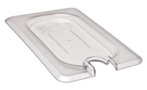 food pan lid 1/9 camwear flat notched cover clear
