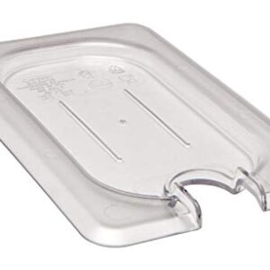 Food Pan Lid 1/9 Camwear Flat Notched Cover Clear