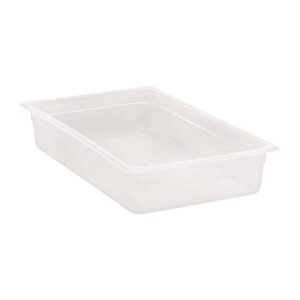 cambro 14pp190 translucent 4" full size food pan