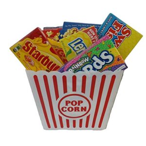 2 Jumbo Movie Night Popcorn Tubs (Plastic)