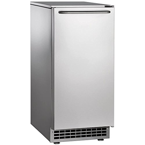 Scotsman CU50PA-1A Undercounter Ice Maker, Gourmet Cube, Air Cooled, Pump Drain with Cord, 115V/60/1-ph, 14.4 Amp (15 Amp Circuit Required), 14.9" Width x 22" Diameter x 34.4" Height